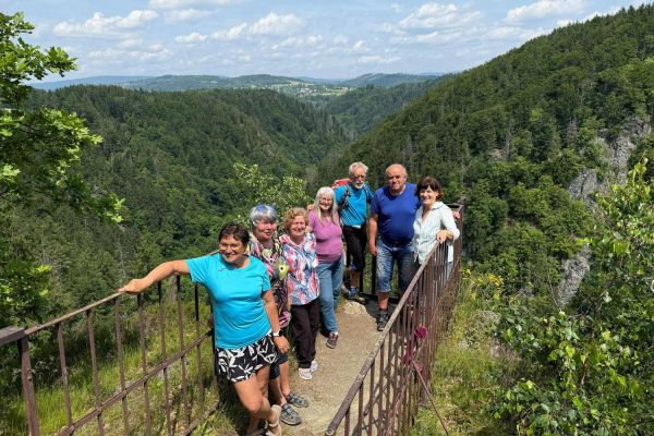 Výročí 120 let zpřístupnění vyhlídky na Krkavčí skále