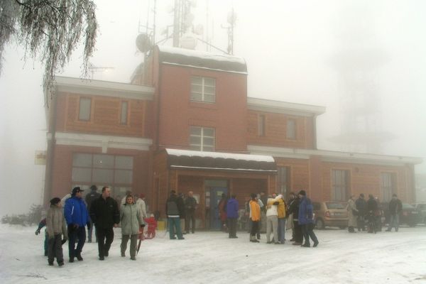 Novoroční výstup na Kozákov 2005
