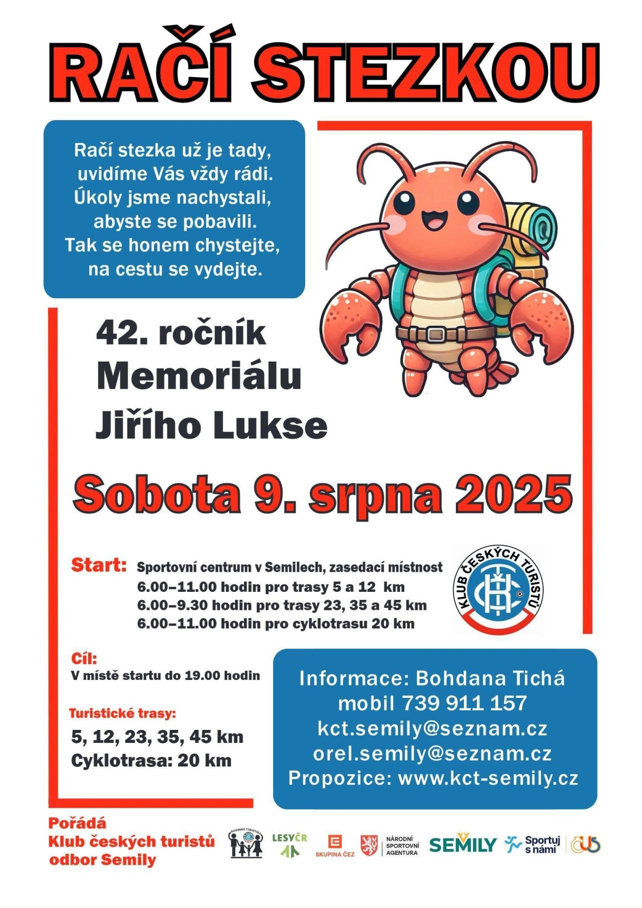 plakat raci stezkou 2025