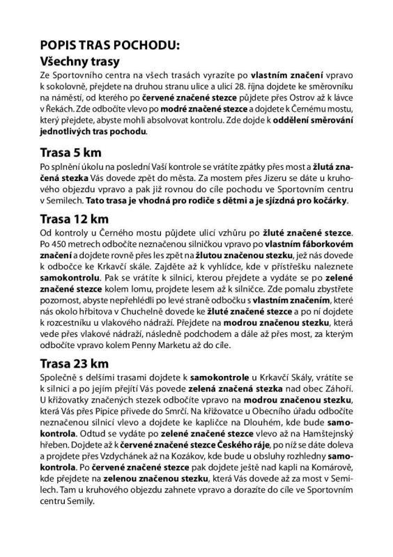 propozice raci stezkou 2025 2